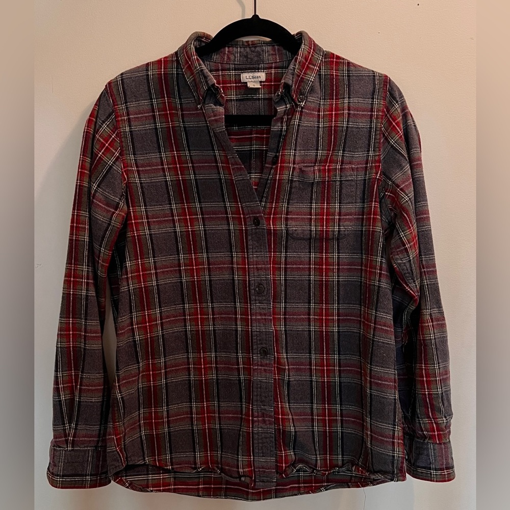 LLBEAN Flannel Button Up
